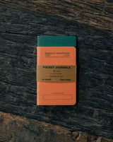 Mini Pocket Journals 2 Pack | Orange | Bradley Mountain