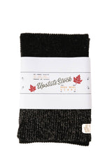 U.S. Ragg Wool Scarf | Black Melange | Upstate Stock