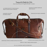 Bison Duffel #105 | Walnut | Coronado Leather