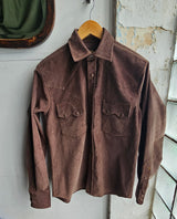 Ryman Corduroy Shirt | Dark Brown | Indigofera