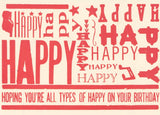 All Types of Happy Birthday Card | Hatch Show Print
