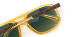 Glacier Sunglasses | Yellowstone Engraved Edition: Sap / Walnut Engraved / HD Plus Polarized Sky | CAMP Eyewear