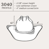 Alamo 8X Straw Cowboy Hat | Natural | Stetson