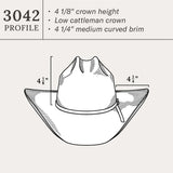 Crowley 10X Straw Cowboy Hat | Natural | Stetson