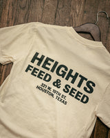 Graphic Pocket Tee | Heights Feed & Seed | Ivory | Manready Mercantile