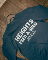Graphic L/S Tee | Heights Feed & Seed | Midnight | Manready Mercantile
