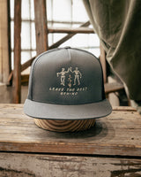 Embroidered Trucker Hat  | Leave The Rest Behind | Manready Mercantile