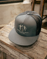 Embroidered Trucker Hat  | Leave The Rest Behind | Manready Mercantile