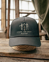 Embroidered Trucker Hat  | Leave The Rest Behind | Manready Mercantile