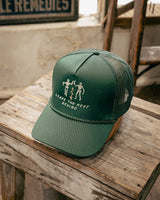 Embroidered Trucker Hat  | Leave The Rest Behind | Manready Mercantile