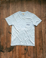 Graphic Pocket Tee | TX Flag | Hydrangea Blue | Manready Mercantile