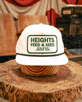 256 Richardson Hat | Heights Feed & Seed | Green & White | Manready Mercantile