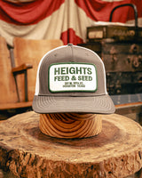 112 Richardson Hat | Heights Feed & Seed | Green & White | Manready Mercantile