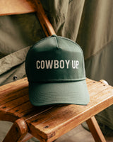 Cowboy Up Trucker Hat | Dark Green | Manready Mercantile