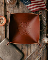 Leather Valet Tray | South Texas Hunting Club | Manready Mercantile