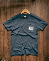 Graphic Pocket Tee | Work Hard Live Well | Midnight | Manready Mercantile