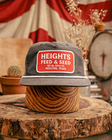 256 Richardson Hat | Heights Feed & Seed | White and Red | Manready Mercantile