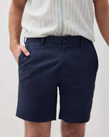 Stretch Twill Short | Blue Nights | Richer Poorer