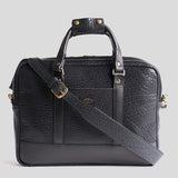 Bison Slim Briefcase #551 | Black | Coronado Leather