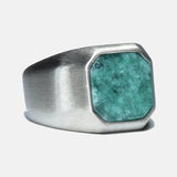 Malachite Inlay Ring | Curated Basics