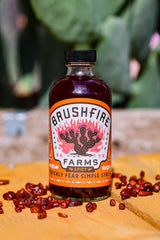 Spicy Prickly Pear Simple Syrup | Brushfire Farms