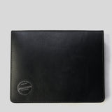 Shrunken Bison & Horween Hard Case | Black | Coronado Leather