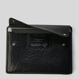 Shrunken Bison & Horween Hard Case | Black | Coronado Leather