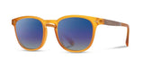 Topo Sunglasses | Matte Orange / Walnut / HD Plus Polarized Blue Flash | CAMP Eyewear