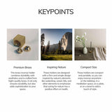 Incense Holder | Black Brass | Cedar and Myrrh