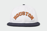 Houston Upside Down - Upside Down Flatbill | White/Orange/Dark Navy | Sandlot Goods