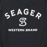 Branded L/S Tee | Black | Seager Co.