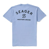 Branded Tee | Faded Denim | Seager Co.