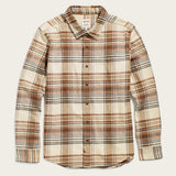 Larson Shirt | Latte Plaid | Bridge & Burn