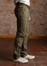 Herringbone Brigade Pant | Army | Iron & Resin