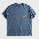 Custom Garage Pocket Tee | Sky Blue | Iron & Resin
