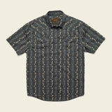 H Bar B Snapshirt | Hibiscus Ribbons : Antique Black | Howler Bros