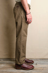 Deck Pant | 14 oz Army | Freenote Cloth
