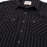 Calico S/S Shirt | Black Stripe | Freenote Cloth