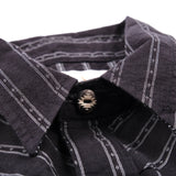 Calico S/S Shirt | Black Stripe | Freenote Cloth