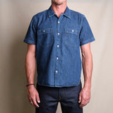 Dayton S/S Shirt | Indigo | Freenote Cloth