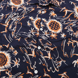 Dean Double Pocket Shirt | Aloha : Navy | Freenote Cloth