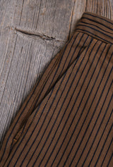 Deck Pant | Brown Herringbone Dobby | Freenote Cloth