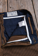 Deck Pant | Brown Herringbone Dobby | Freenote Cloth