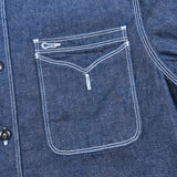 Lambert Shirt | Slate Chambray | Freenote Cloth