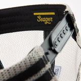 High Noon Trucker Snapback | Black & Cream | Seager Co.