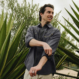 Broncbuster Longsleeve Snapshirt | Moonless Night | Howler Bros