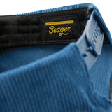 Los Rios Corduroy Snapback | Navy | Seager Co.