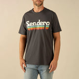 Retro Logo Tee | Vintage Black | Sendero Provisions Co