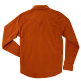 Wyatt Pearl Snap Corduroy Shirt | Burnt Orange | Sendero Provisions Co