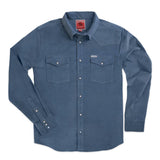 Wyatt Pearl Snap Corduroy Shirt | Sky Blue | Sendero Provisions Co
